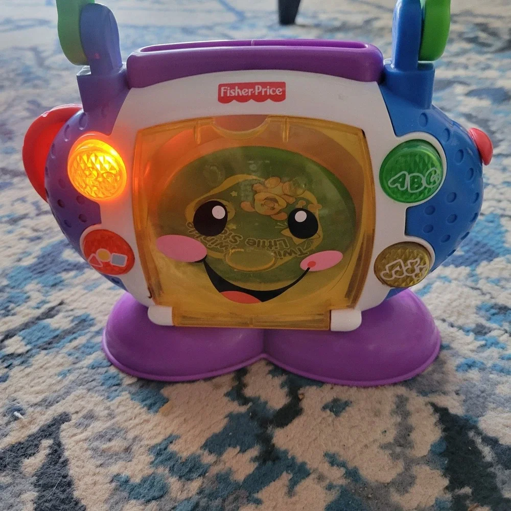 Fisher Price Laugh & Learn Sing With Me CD Player Complete 2 Discs Music WORKS